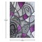 Flash Furniture Purple 3' x 5' Abstract Design Accent Area Rug ACD-RGTRZ860-35-PU-GG - alternate 3